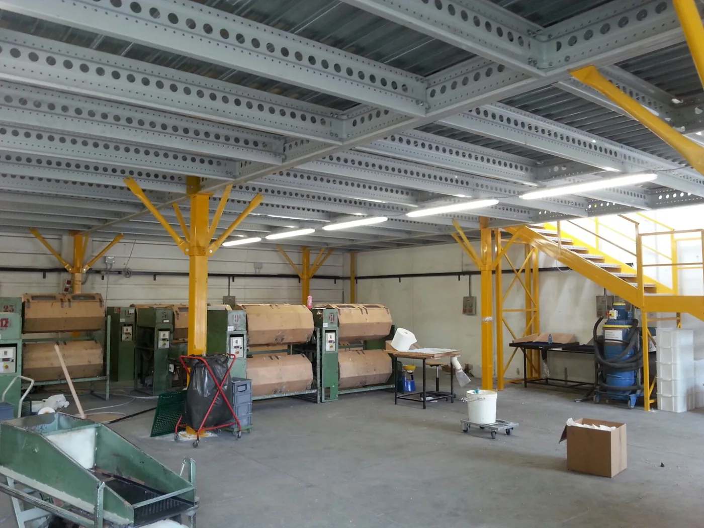Soppalco industriale in carpenteria metallica